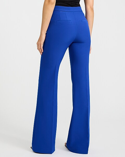 Editor Studio Stretch Twill High Waisted Flare Trouser | Express