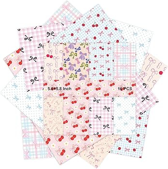 Scrapbook Paper, 16 Sheets 5.8x5.8 Inch Vintage Bow Accent Design Scrapbooking Supplies, Single S... | Amazon (US)
