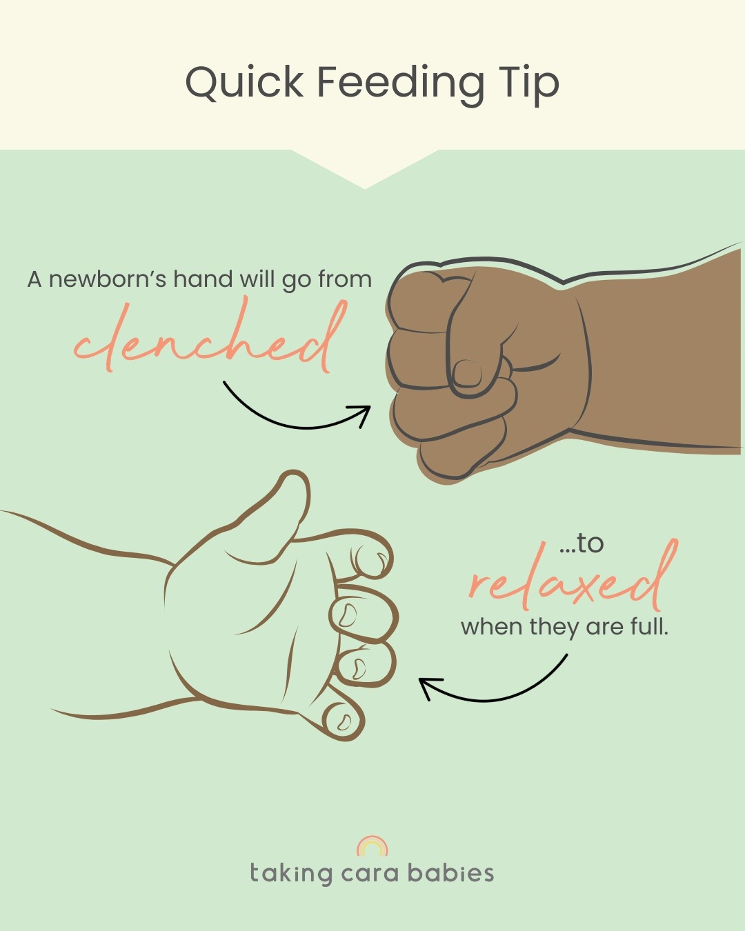 This one tip can help you read your newborn's cues. Full feedings lead to happier babies and better sleep? Yes, it’s true! 

𝗛𝗲𝗿𝗲 𝗮𝗿𝗲 𝗿𝗲𝗮𝘀𝗼𝗻𝘀 𝘄𝗵𝘆 𝘆𝗼𝘂’𝗱 𝘄𝗮𝗻𝘁 𝘁𝗼 𝗮𝗶𝗺 𝗳𝗼𝗿 𝗳𝘂𝗹𝗹 𝗳𝗲𝗲𝗱𝗶𝗻𝗴𝘀: ⁣
⁣1. Full feedings lead to a baby who is content between feedings. ⁣
2. Full feedings allow for parents and babies to enjoy active awake time.⁣
3. Full feedings help us respond to hunger needs appropriately.⁣
4. Full feedings allow for adequate daytime calories which allows for more consolidated sleep at night.⁣
5. Full feedings help with milk supply. More milk removed = more milk production!⁣
⁣
𝗣𝗹𝗲𝗮𝘀𝗲 𝗸𝗻𝗼𝘄 𝘁𝗵𝗮𝘁 𝗽𝗿𝗶𝗼𝗿𝗶𝘁𝗶𝘇𝗶𝗻𝗴 𝗳𝘂𝗹𝗹 𝗳𝗲𝗲𝗱𝗶𝗻𝗴𝘀:⁣
➡️ still includes following a flexible routine, not a rigid feeding schedule.⁣
➡️ still involves feeding your baby when they’re hungry. ⁣
➡️ still allows for normal cluster feeding in the afternoon/evening.⁣
➡️ never means withholding feedings for a hungry baby. 

If you need more, I think you’ll find my newborn sleep class course so helpful in giving you tools to read hunger cues vs. sleepy cues and set you and your baby up for success. Just click the link in my bio to get started.

#LTKBaby #LTKBump #LTKFamily