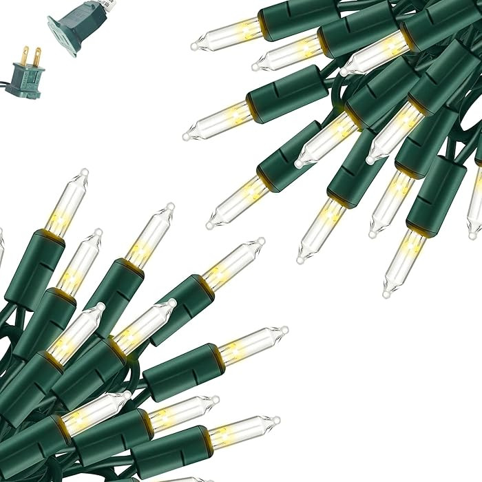 Dazzle Bright Christmas Mini String Lights, 40FT 200 Count Incandescent Waterproof Fairy Lights P... | Amazon (US)