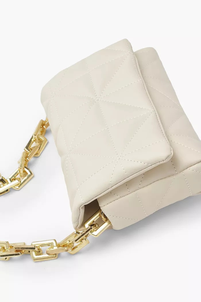 Quilted Chunky Chain Cross Body | Boohoo.com (US & CA)