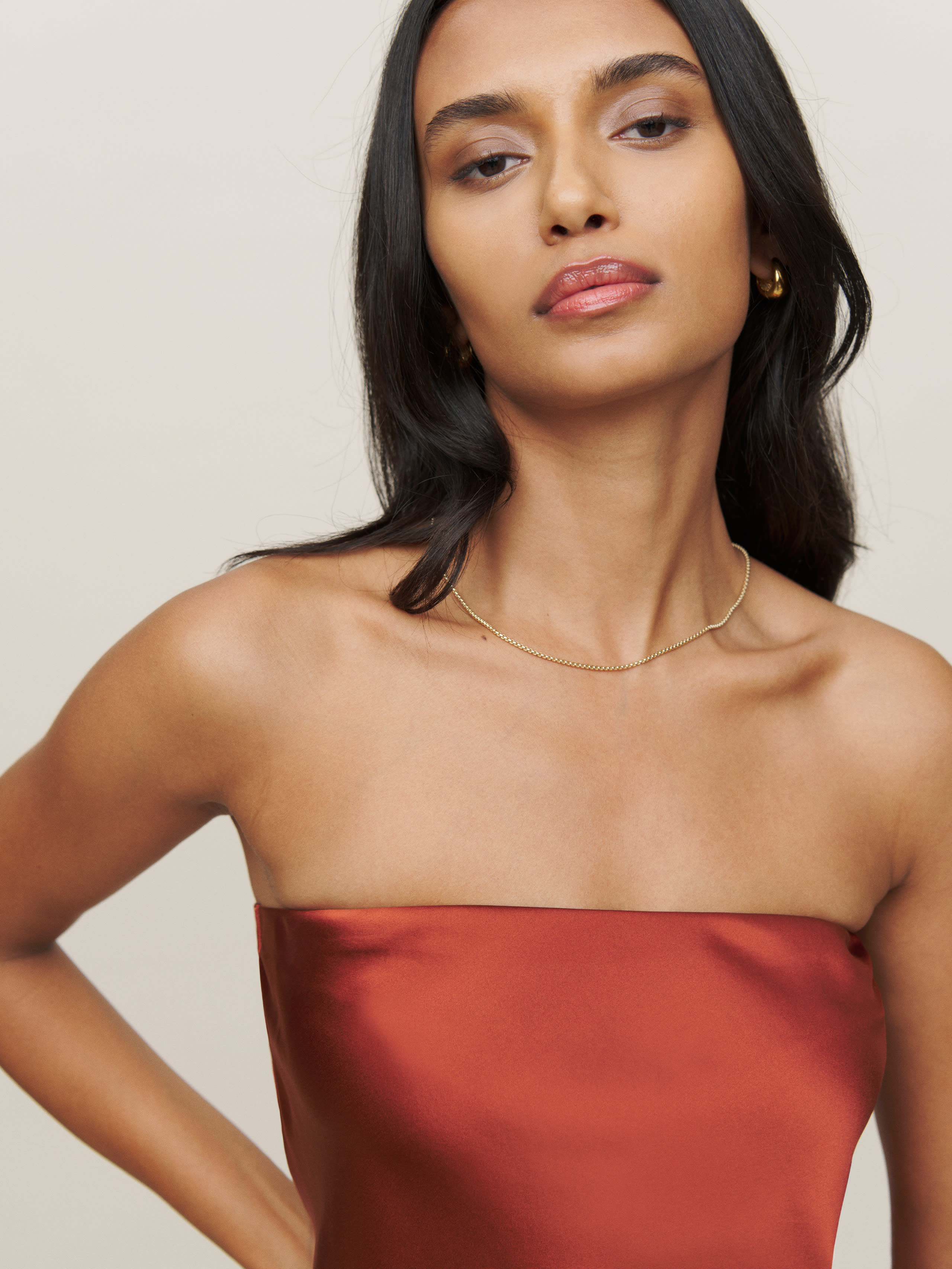 Spritz Silk Top | Reformation (Global)