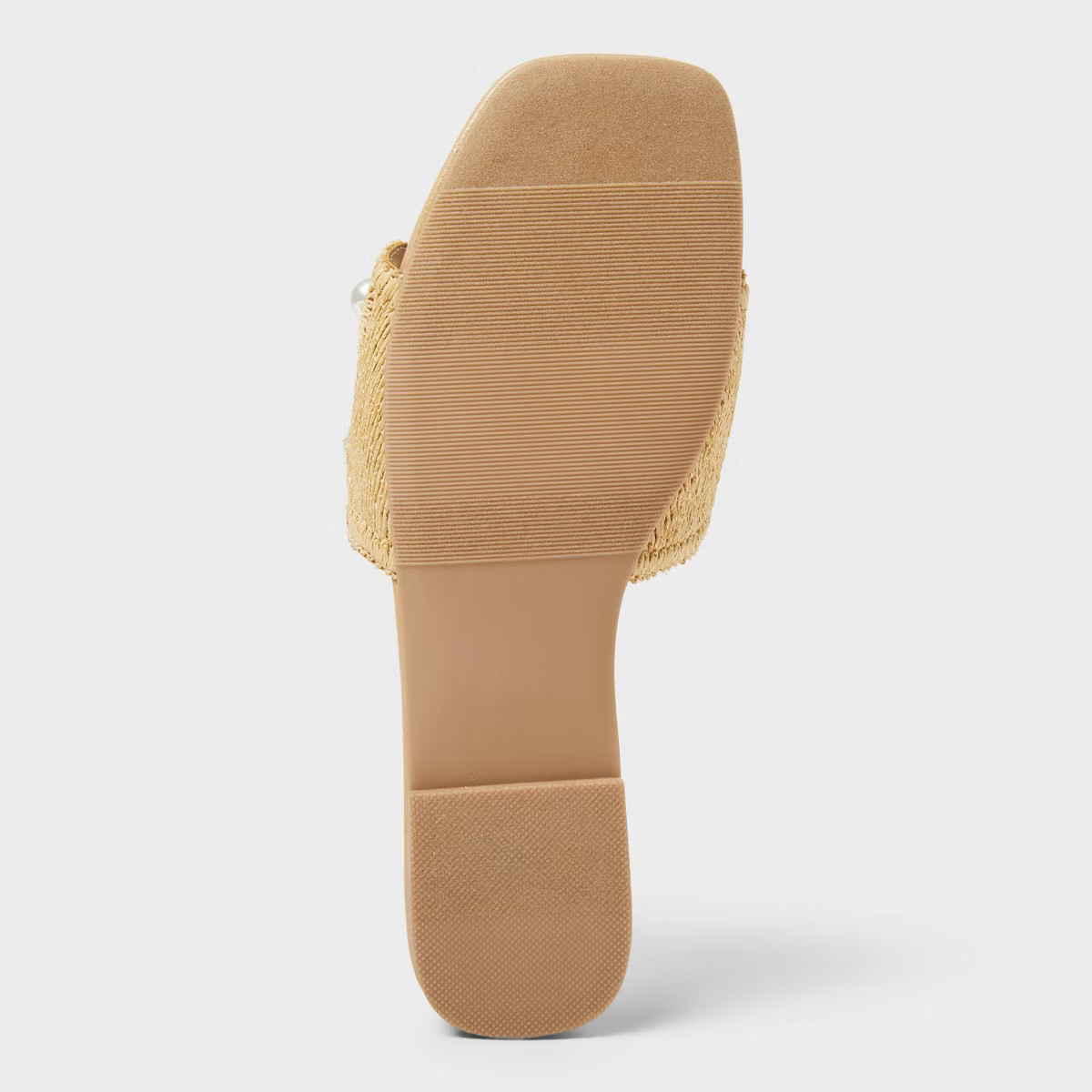 Women's Delaney Ornament Slide Sandals with Memory Foam Insole - A New Day™ Tan | Target