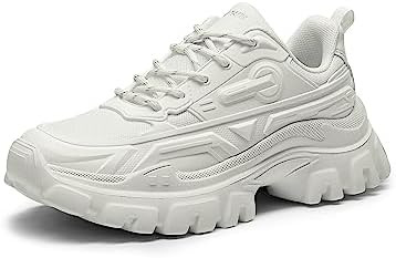 DREAM PAIRS Women Chunky Fashion Sneakers Platform Bold Lace-Up Comfortable Sneakers. | Amazon (US)