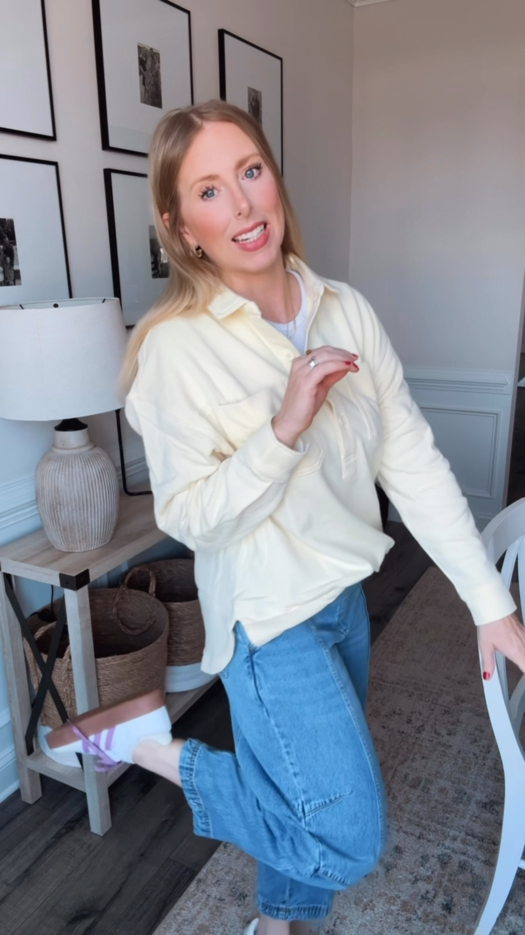 Outfit of the day, Henley pullover, Walmart jeans 

#LTKgrwm #LTKSaleAlert #LTKootd