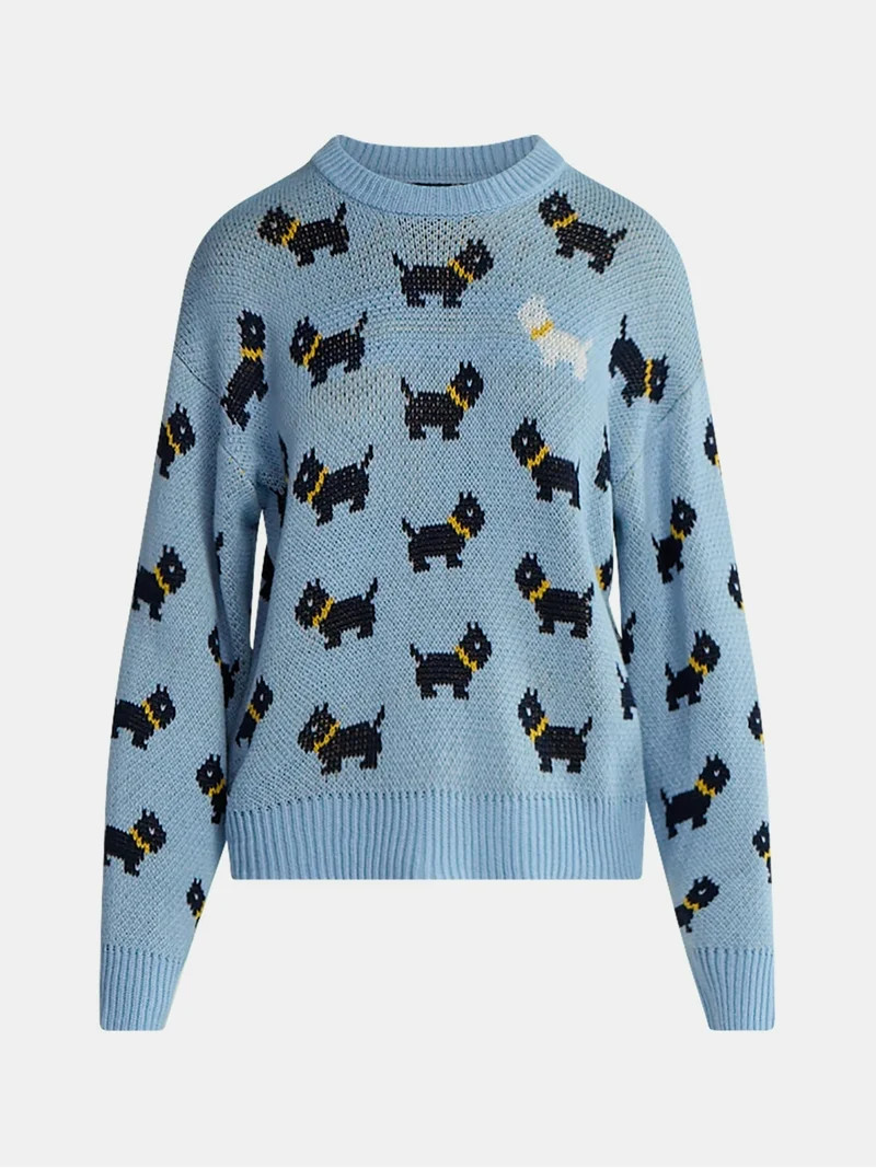 Netflix Stranger Things Scottie Dog Sweater from No Boundaries, Women's and Women’s Plus | Walmart (US)