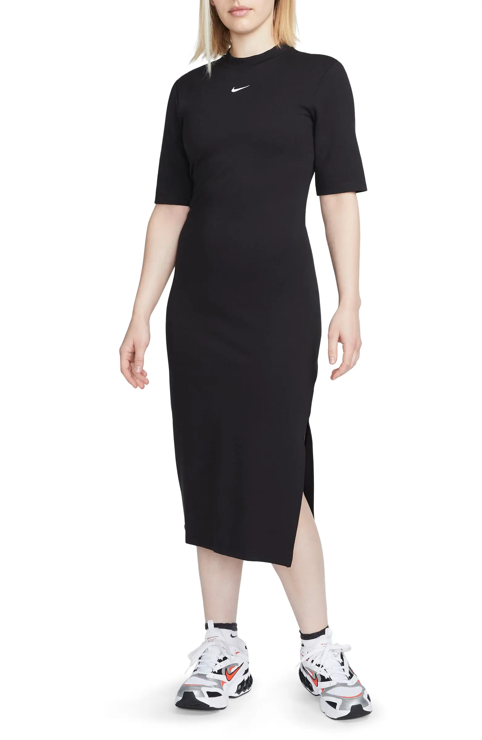 Sportswear Essential Crewneck Midi Dress | Nordstrom