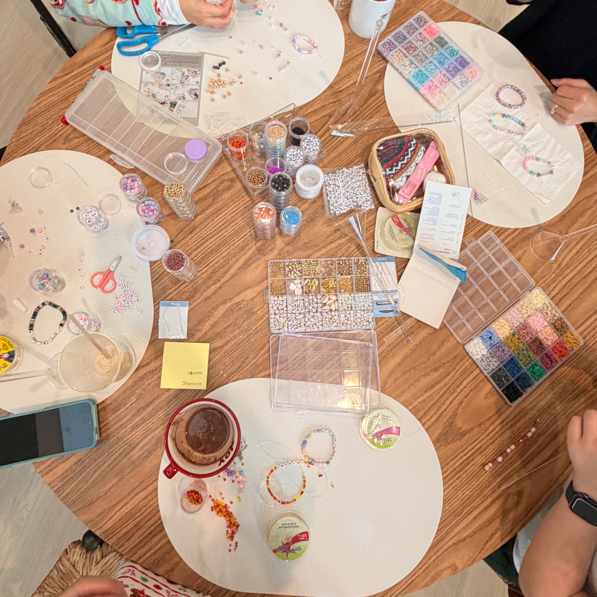 Girls night craft night!  I had the best time with my besties making friendship bracelets.  Save this for your next get together or girl party.  

#LTKdayinmylife #LTKKids #LTKmomlife
