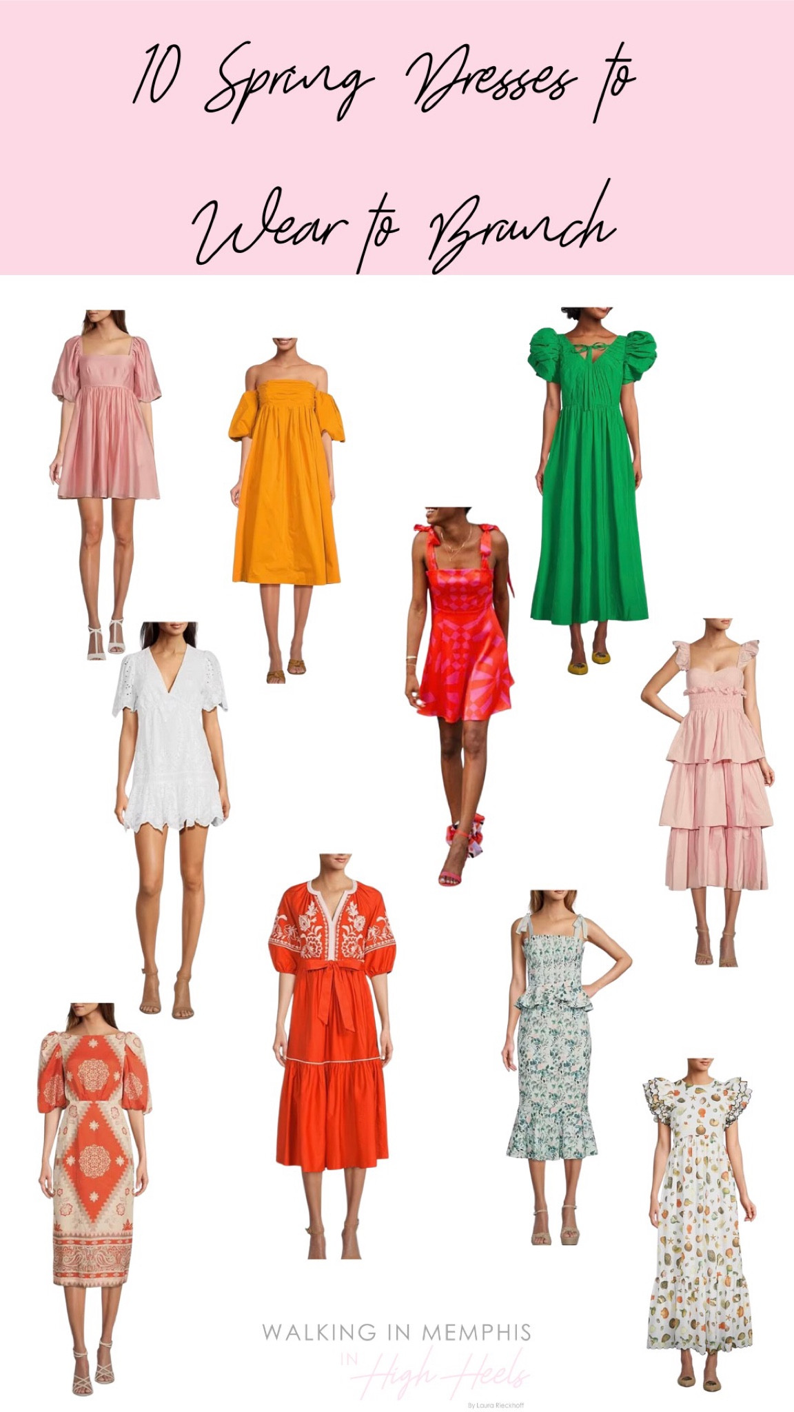 10 Spring Dresses to Wear to Brunch // Maxi Dress // MIDI Dress // Mini Dress // Mom Friendly // Church // Summer // Dillard’s // 

#LTKworkwear #LTKstyletip #LTKunder100