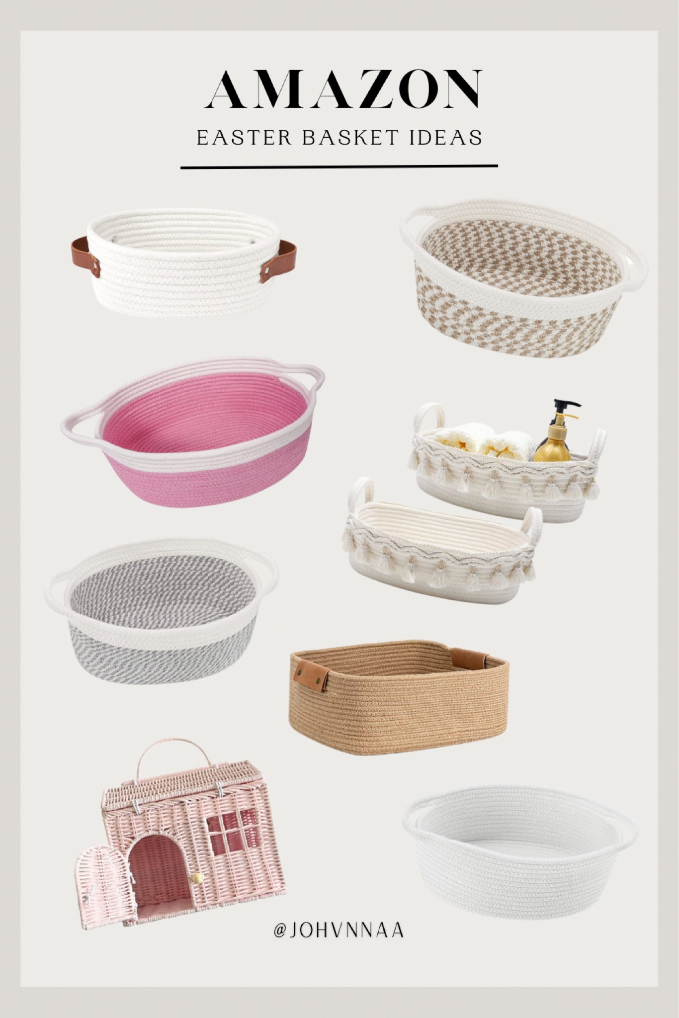 Amazon last minute Easter baskets you can order before Sunday. 🐰🧺💐

Amazon Easter basket. Girly Easter basket. Easter basket idea. Easter. Easter ideas.  Amazon finds. Amazon Easter. Pink Easter basket. 

#LTKkids #LTKGiftGuide #LTKSeasonal