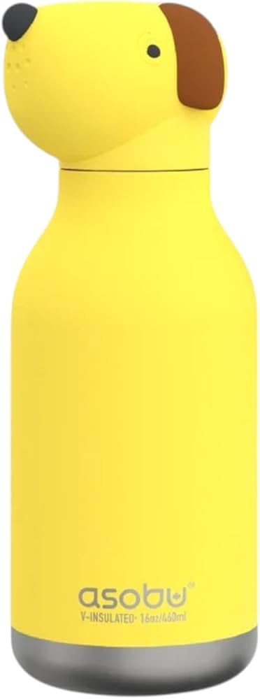 Asobu Bestie Dog Insulated Stainless Steel Water Bottle with Straw, 460ml | Amazon (US)