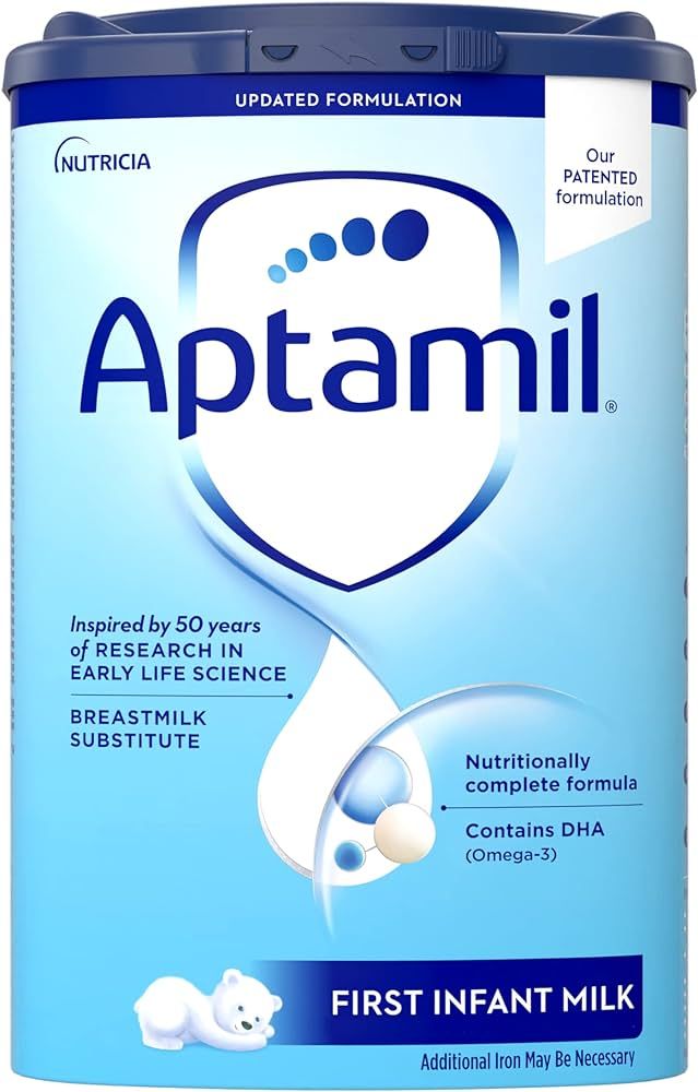 Aptamil Stage 1, No. 1 Baby Formula in Europe, Milk Based Powder Infant Formula with DHA, Omega 3... | Amazon (US)
