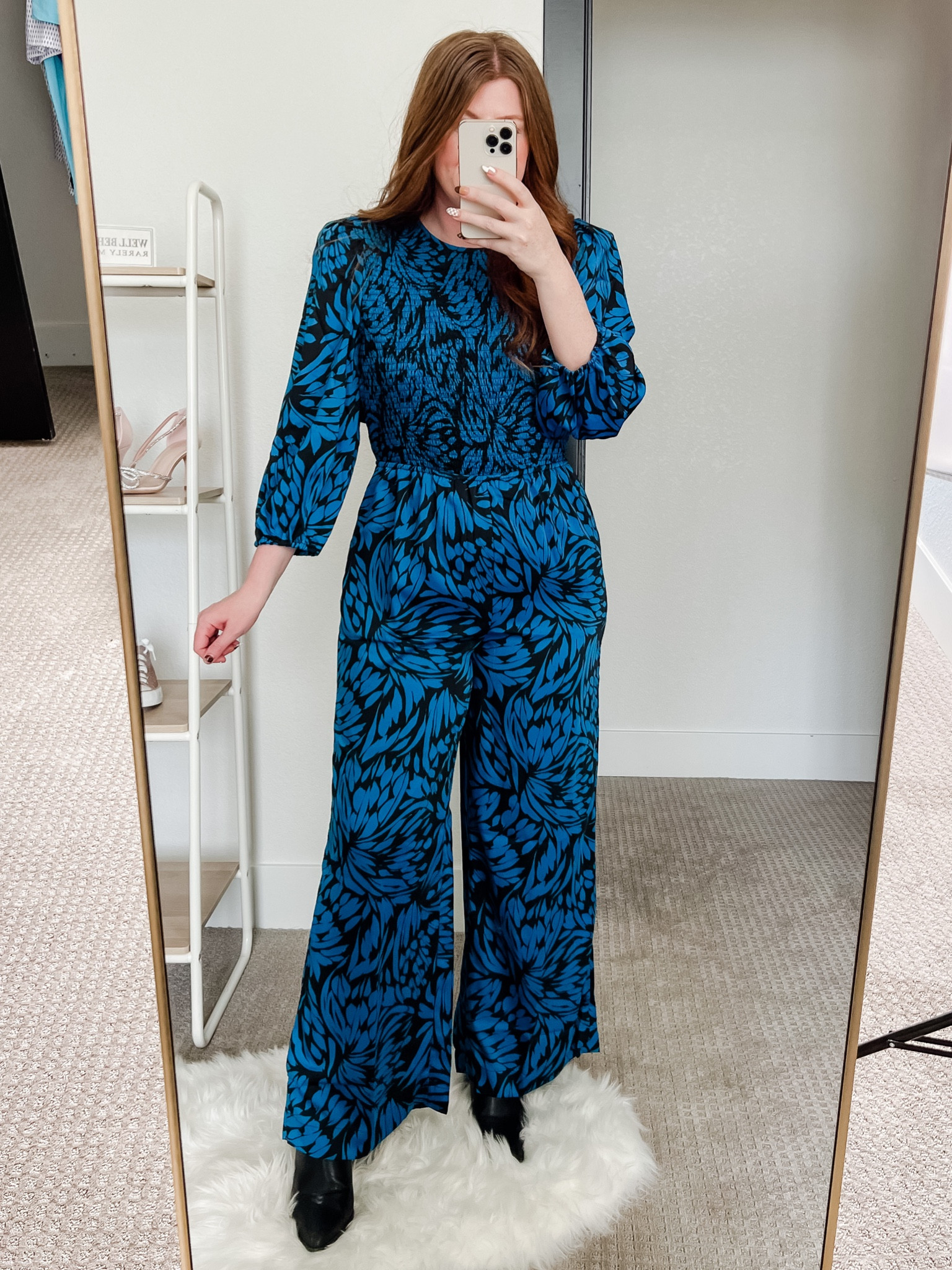 Such a fun jumpsuit from Walmart! Open back too. Wearing size large. Walmart fashion. Holiday outfit. 

#LTKHoliday #LTKstyletip #LTKunder50