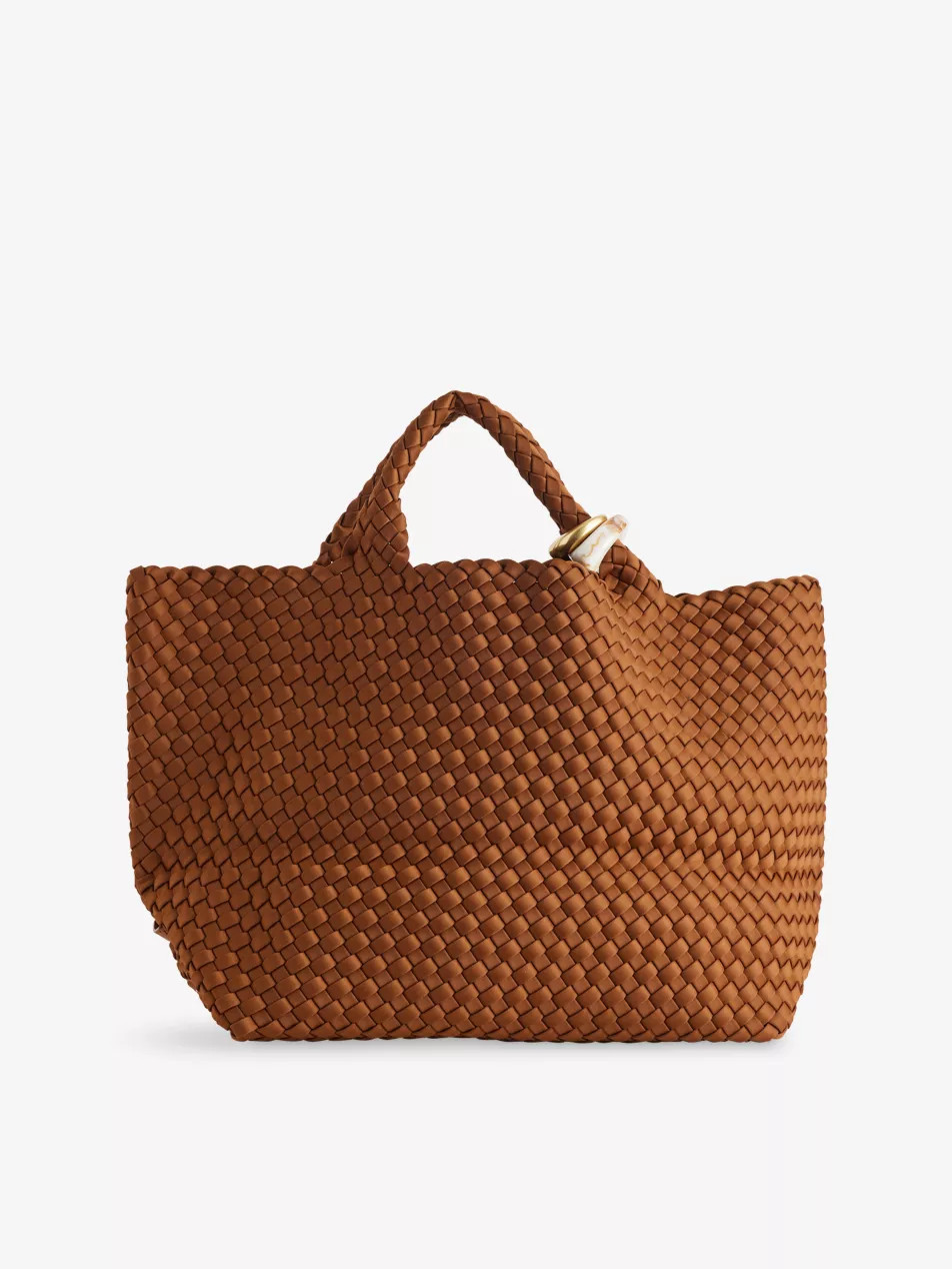 St Barths Medium Woven Tote Bag | Selfridges