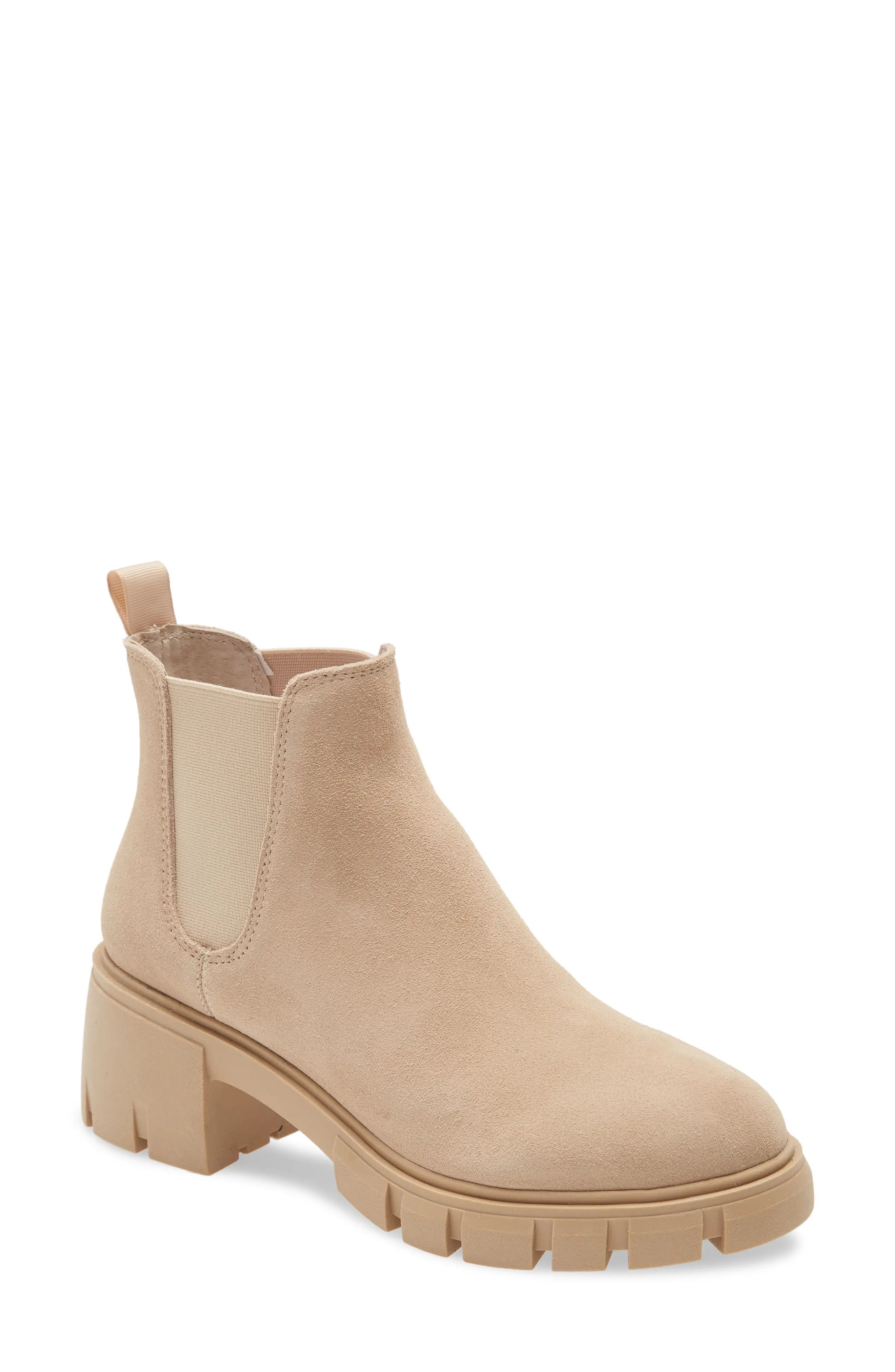 Steve Madden Howler Bootie, Size 7.5 in Sand Suede at Nordstrom | Nordstrom