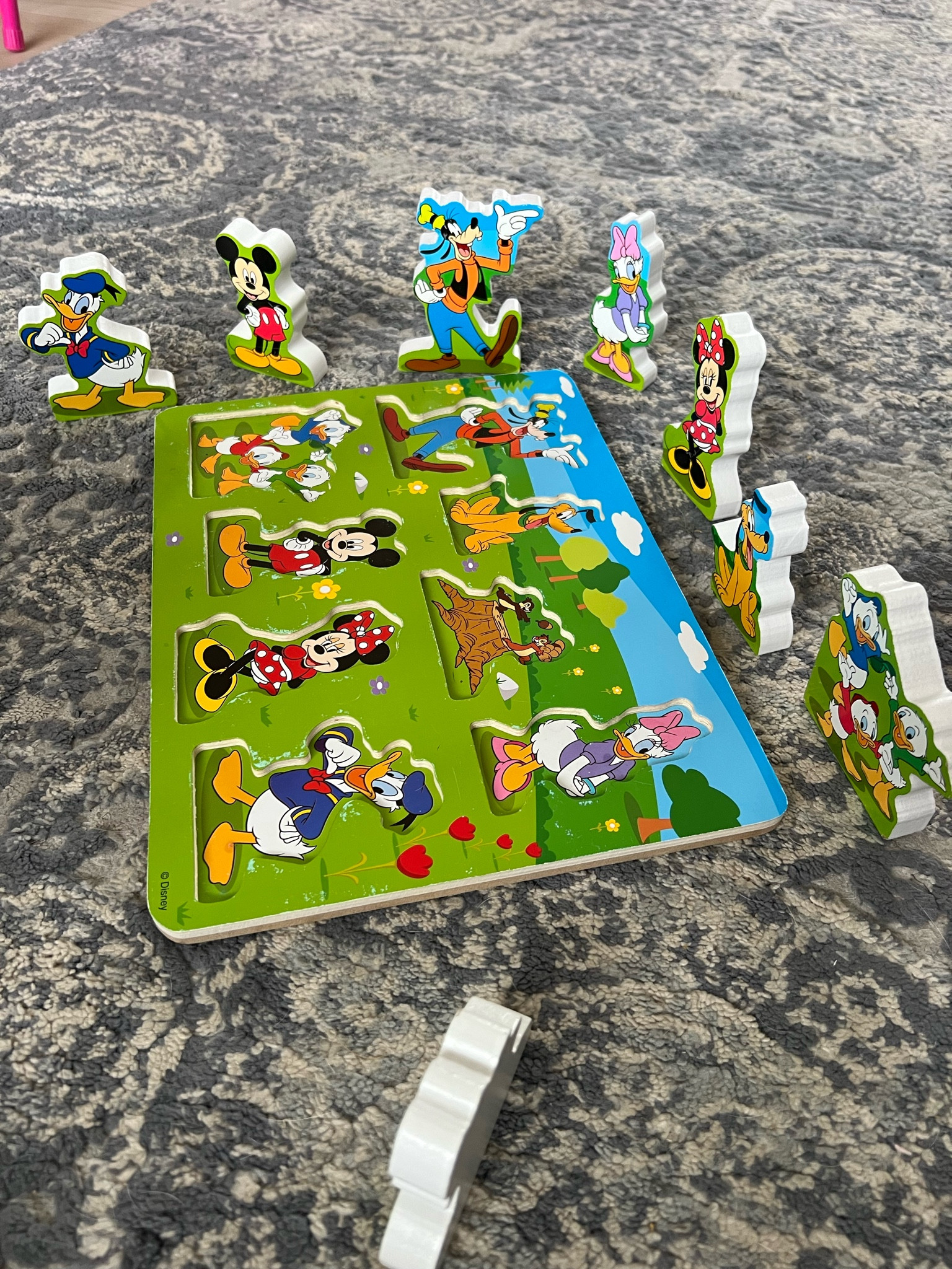 This puzzle is great because the puzzle pieces are chunky and can be played with on their own too! My daughter loves Mickey and the gang  

#LTKKids #LTKFamily #LTKFindsUnder50