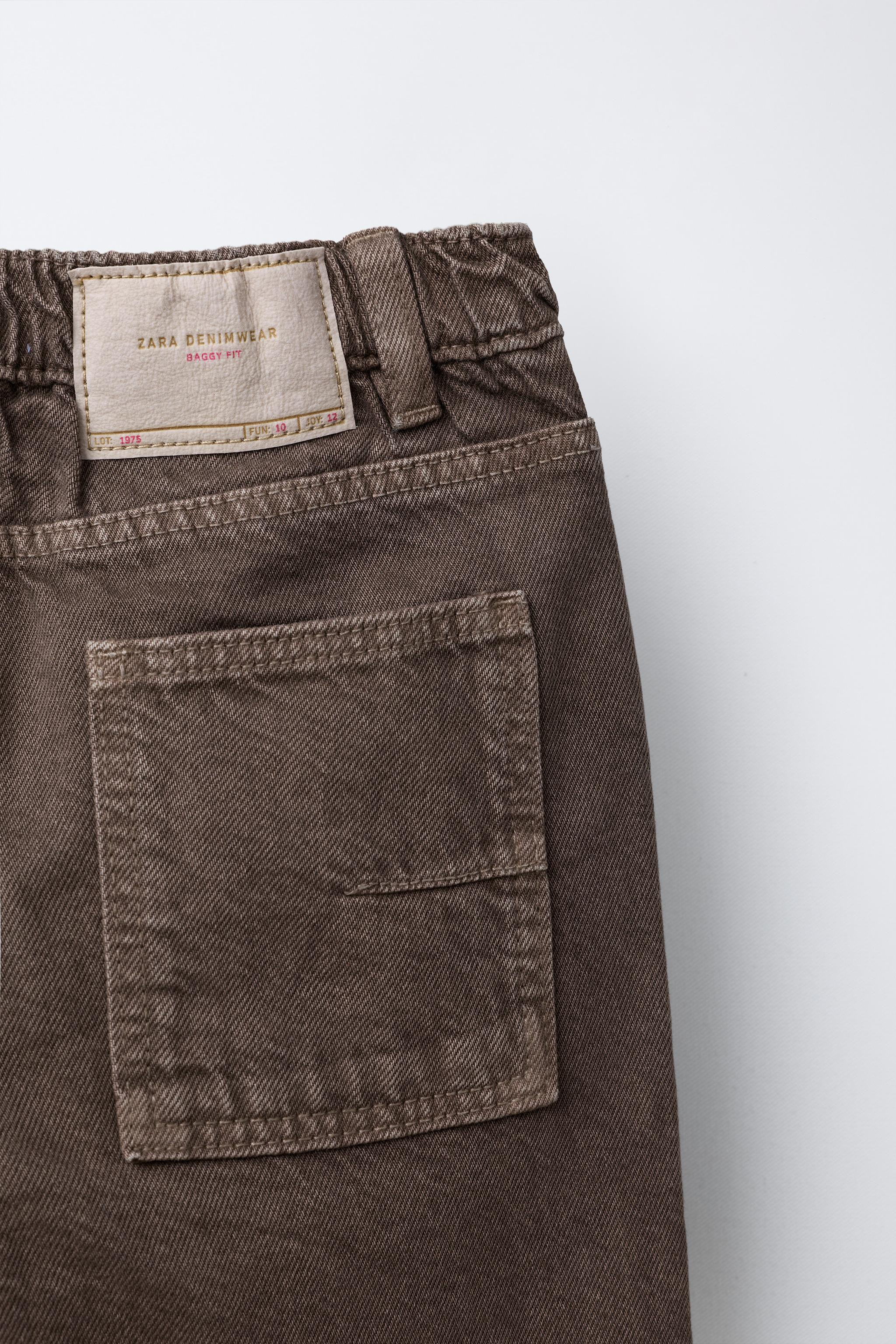 TWILL BAGGY PANTS | Zara US