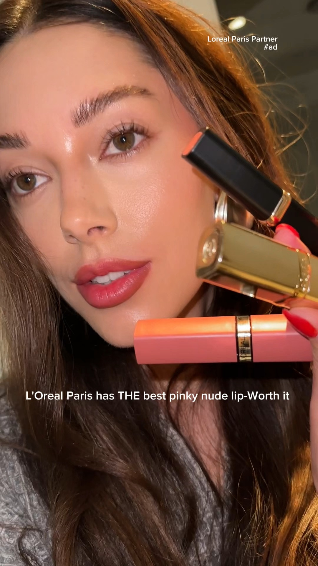 #Ad #LorealParisPartner If you’ve been looking for the perfect nude lip, L’Oréal Paris has three perfect options! Start with the Colour Riche Satin Lipstick for a smooth satin finish that’s infused with nourishing ingredients like argan oil and vitamin E. If you prefer matte, choose Intense Volume Matte for a long-lasting, comfortable matte finish, or go for Infallible Matte Resistance Liquid Lipstick—a smudge-proof, 16-hour wear formula that delivers bold, matte color. @lorealparis #LorealParisCosmetics #LorealParisMakeup @Target #TargetPartner #Target