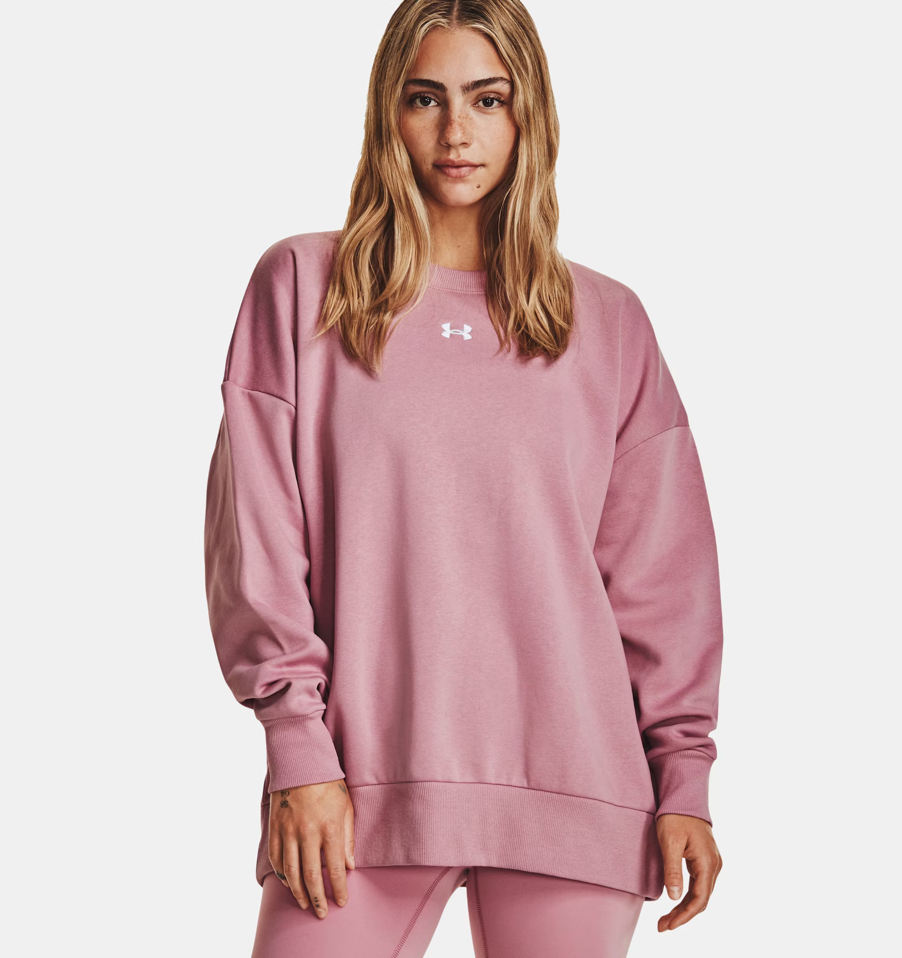 Women's UA Rival Fleece Oversized Crew | Under Armour (US)