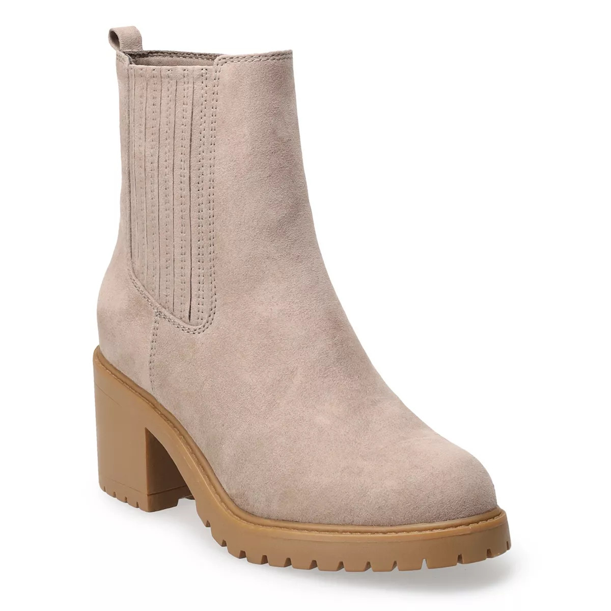 Sonoma Goods For Life® Lenora Finger Gore Ankle Boots | Kohl's