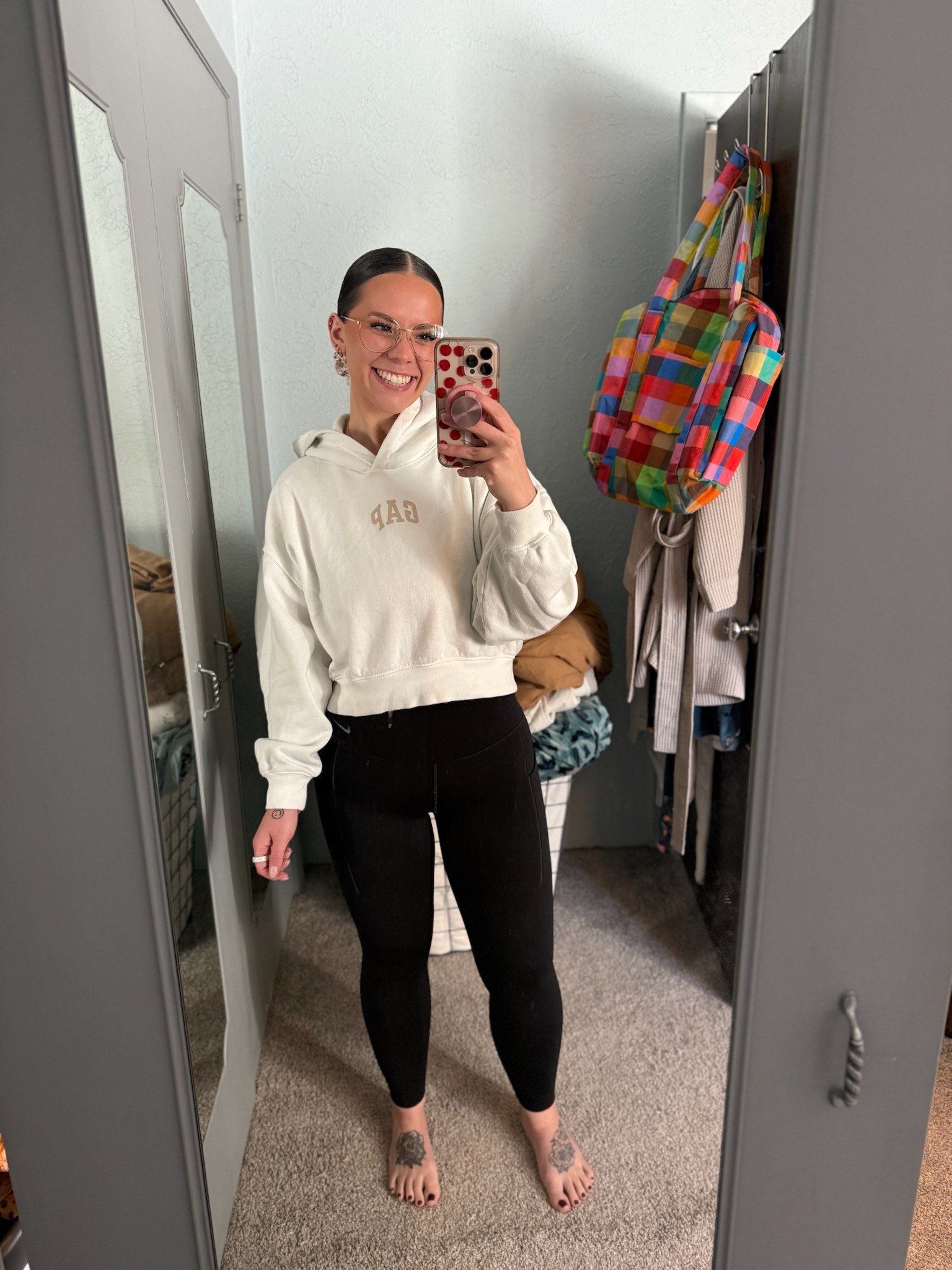 Love me a gap sweatshirt!  

 #LTKootd