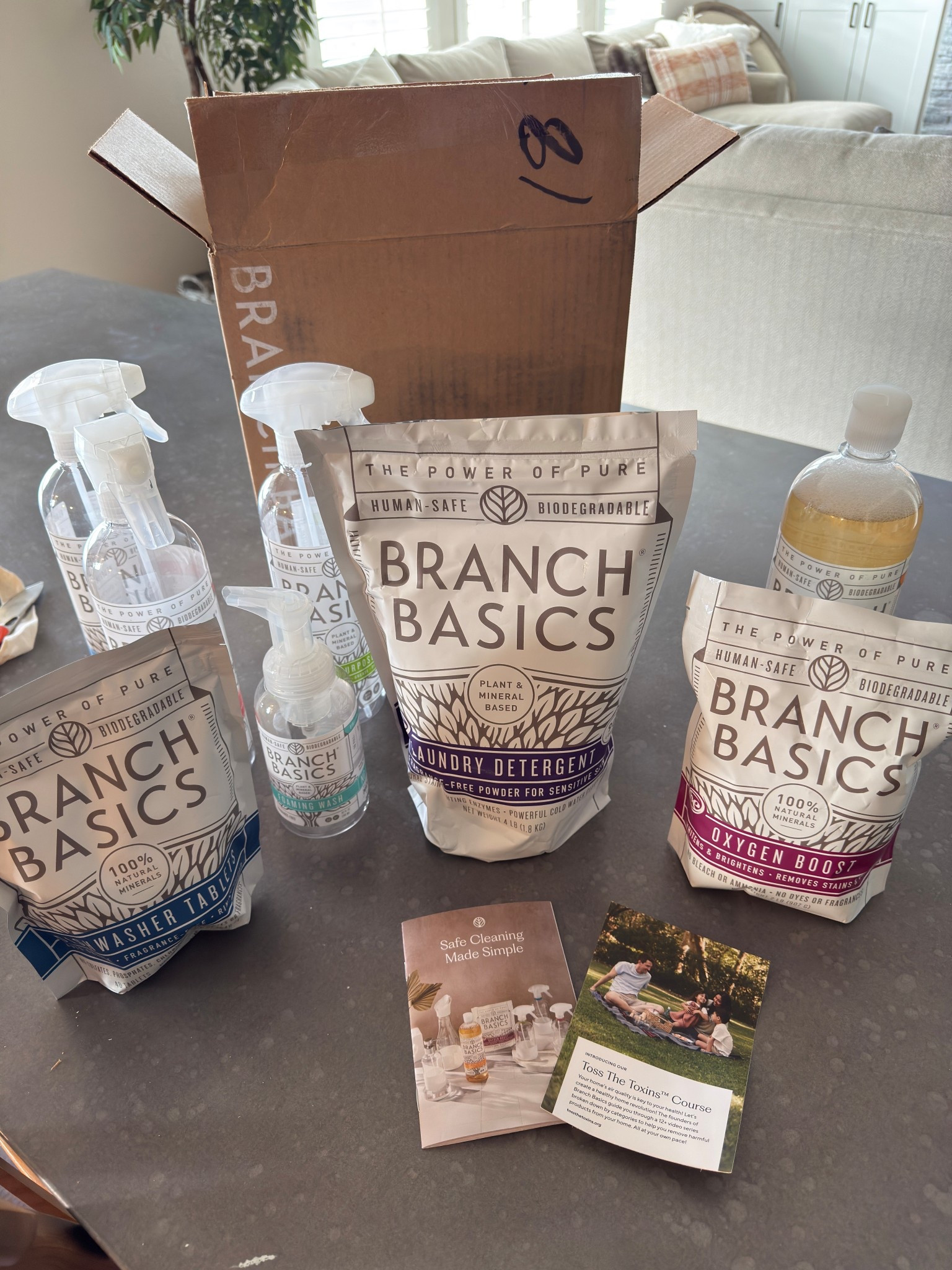 Spring cleaning is in full force right now and I’ve been on a mission to make my home as non toxic as possible.
Starting with all the cleaning supplies, laundry detergent etc..
Branch Basics has it all covered with just one concentrate that is your MVP that you mix with water… that’s it…
Non toxic, easy to refill and now available at Target!!🎯 

#LTKHome
