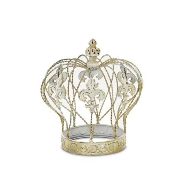 Chariss Fleur De Lis Crown Sculpture | Wayfair North America