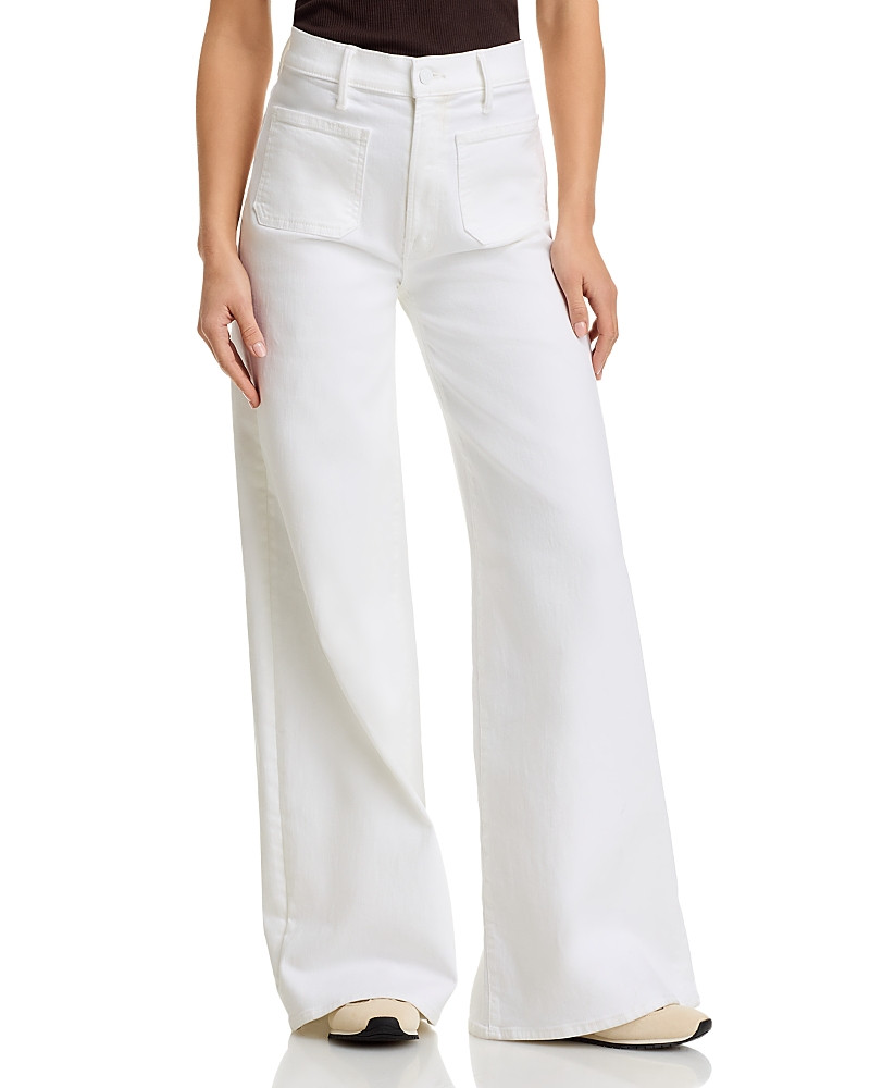 Mother Lil Patch Pocket Undercover Sneak High Rise Wide Leg Jeans in Fairest Of Them All | Bloomingdale's (US)