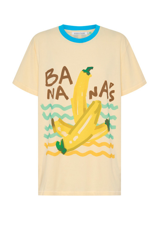 BANANAS TEE IN CREAM | Bohemian Traders