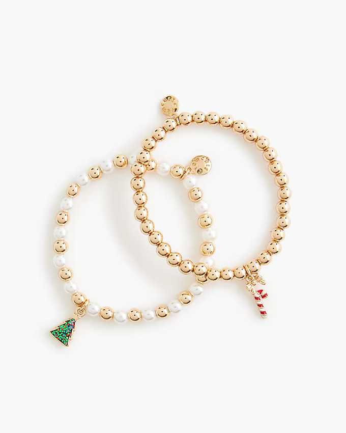 Girls' festive critter bracelets set-of-two | J.Crew Factory