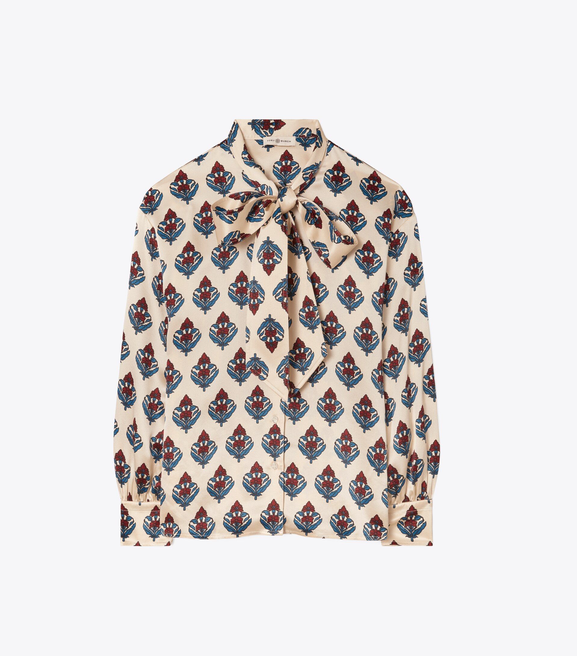 Printed Bow Blouse | Tory Burch (US)