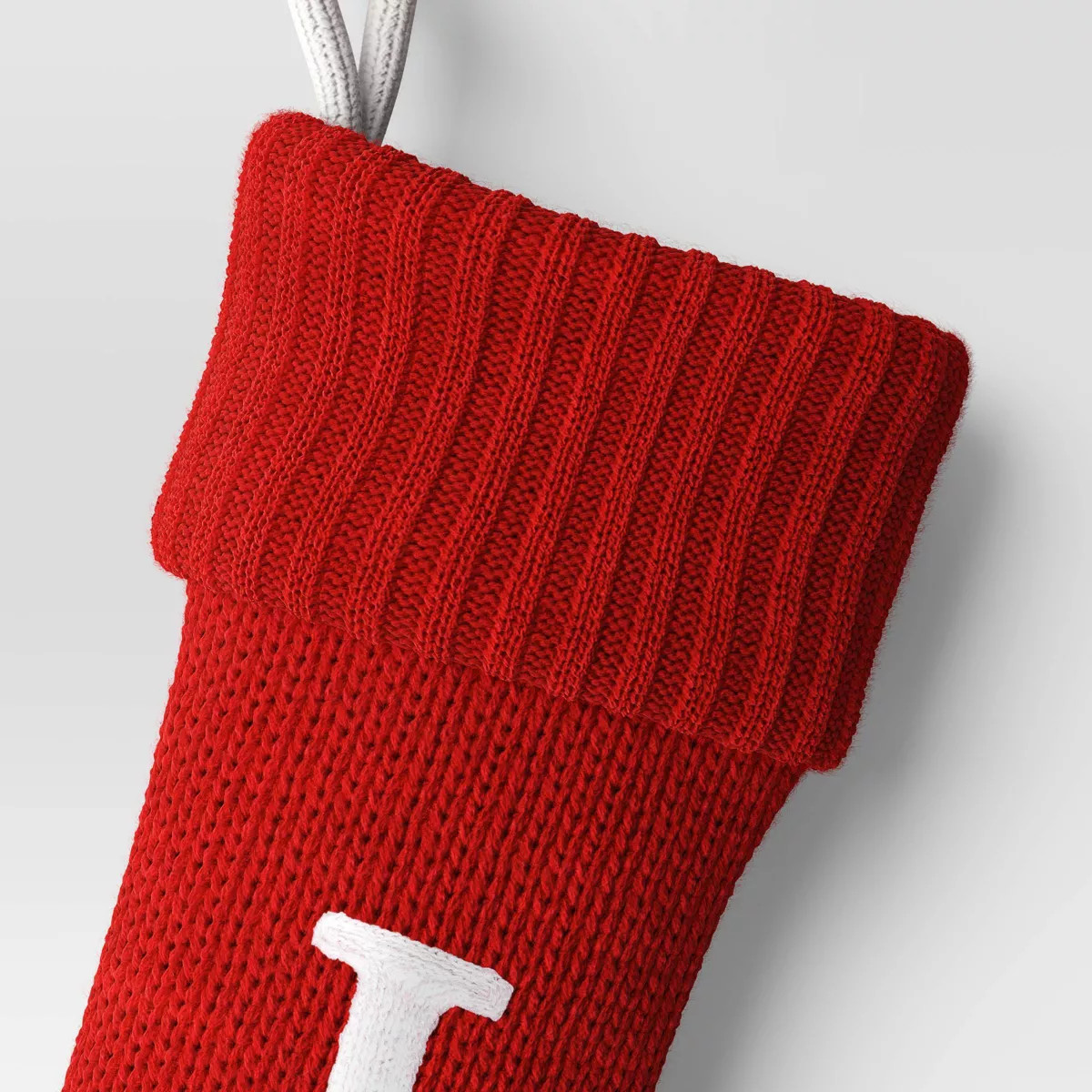 Knit Monogram Christmas Stocking Red - Wondershop™ | Target