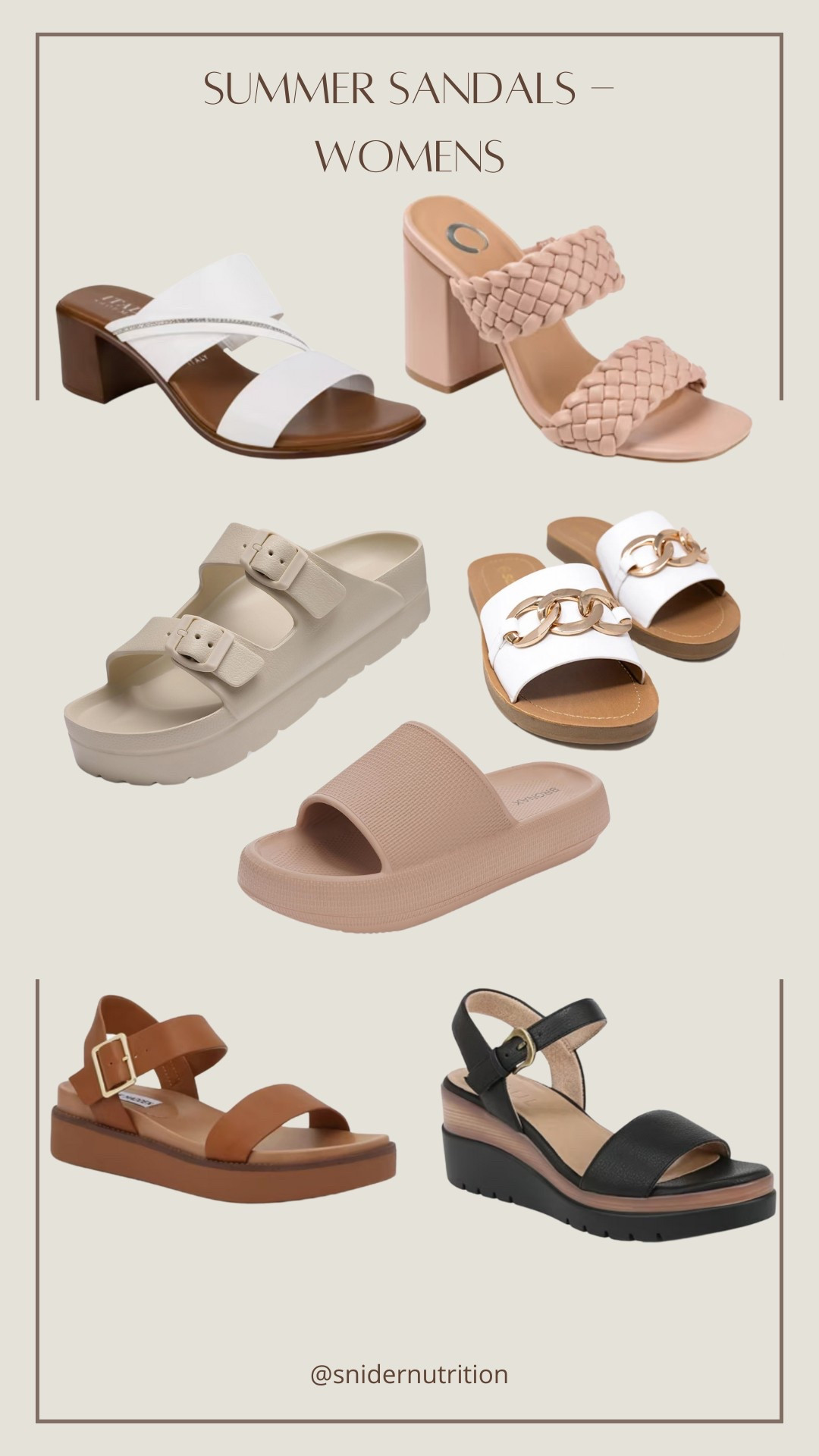 Women’s summer sandal favorites!

Women’s sandals, women’s slide sandals, women’s heels, casual sandals, casual heels, casual shoes, dressy sandals, nude sandals, brown sandals, black sandals 

#LTKFindsUnder50 #LTKShoeCrush #LTKStyleTip