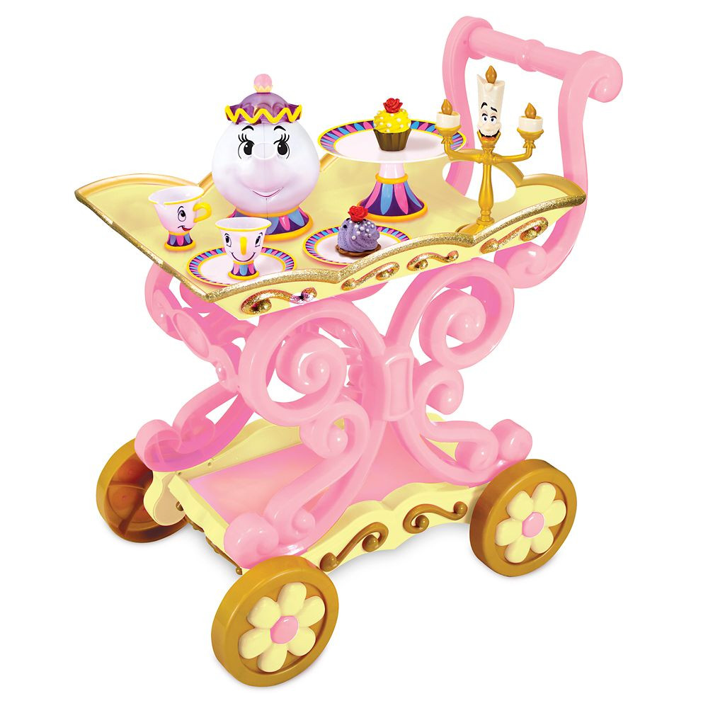 Beauty and the Beast ''Be Our Guest'' Singing Tea Cart Play Set | Disney Store