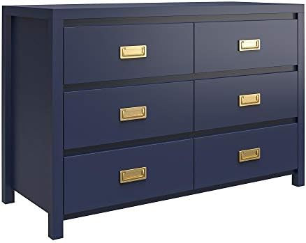 Little Seeds Monarch Hill Haven 6 Drawer Navy Kids Dresser | Amazon (US)
