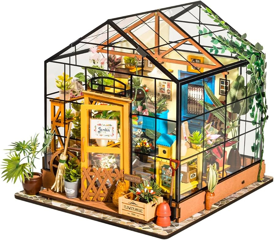 Rowood Miniature House Kit, DIY Miniature Greenhouse Dollhouse Kits for Adults, Mayberry Street M... | Amazon (US)