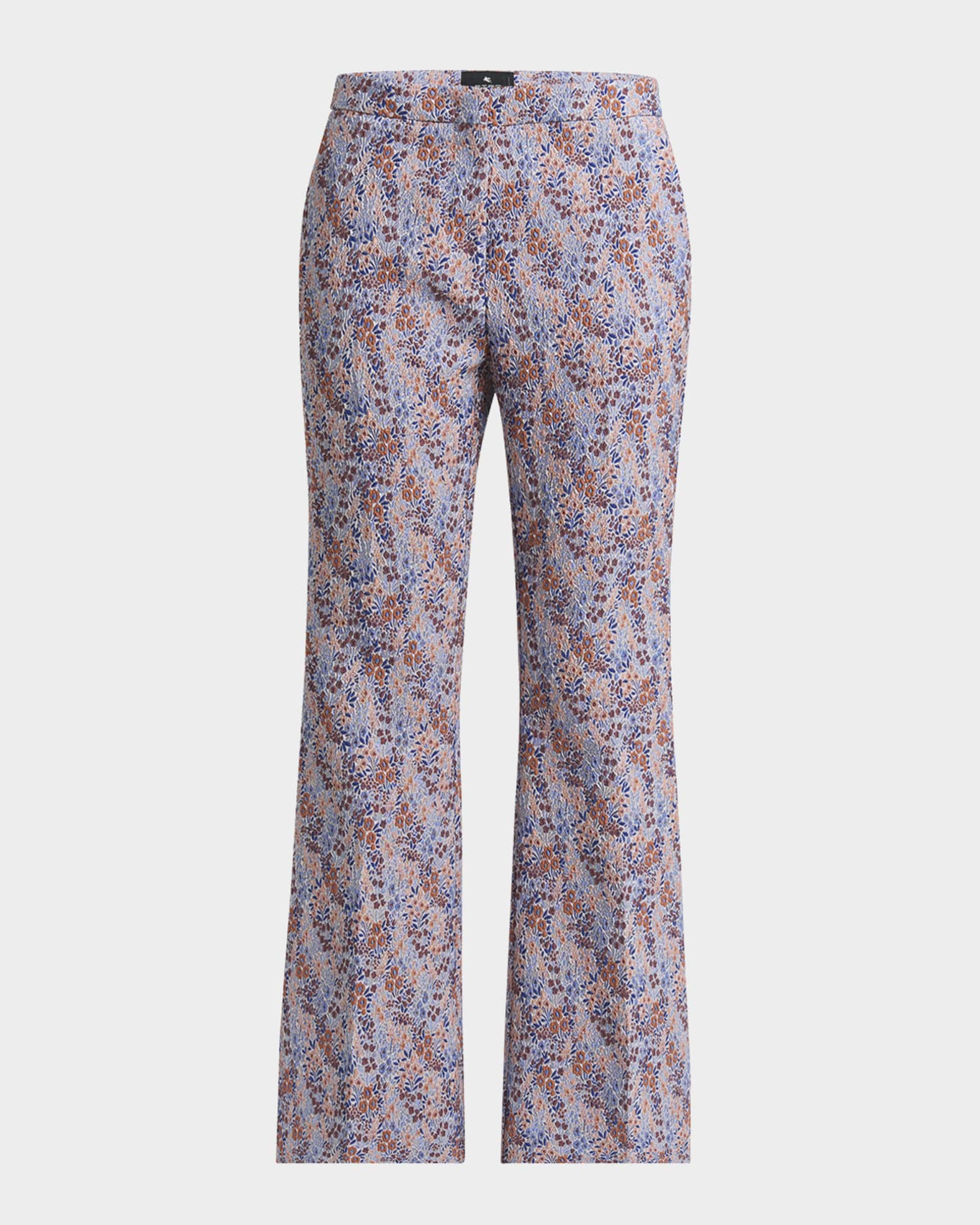 Fiorellino Lace Jacquard Flare Trousers | Neiman Marcus