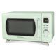 Nostalgia MCMO9FTSG Mid-Century Retro 0.9 Cu. Ft. 900-Watt Countertop Microwave Oven With LED Dis... | Walmart (US)