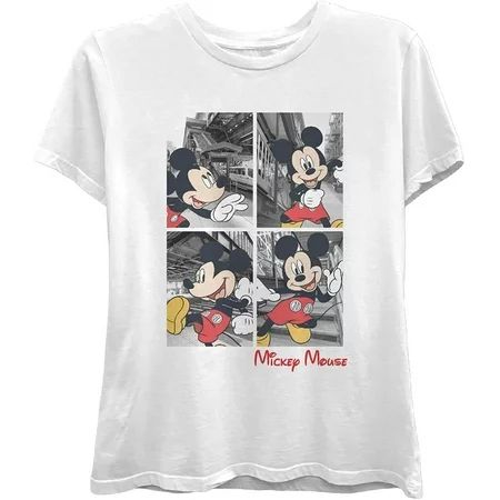 Disney Ladies Mickey Mouse Fashion Shirt - Ladies Classic Mickey Mouse Clothing Mickey Mouse Perfect | Walmart (US)