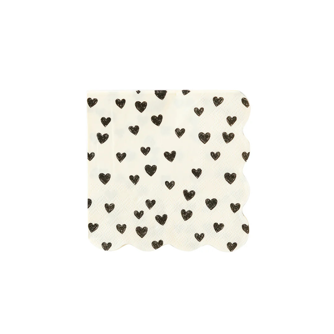 Black Hearts Cocktail Napkin | My Mind's Eye