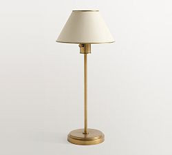 Ford Metal & LeatherConsole Table Lamp (21") | Pottery Barn (US)