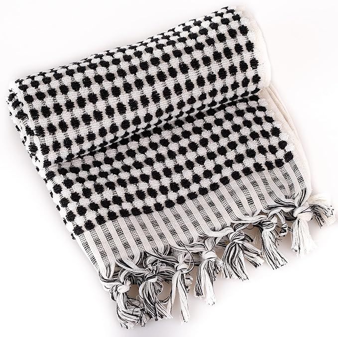 Kalkedon Towels Organic Turkish Cotton Hand Towel for Bathroom | 17 x 35 Inches | Soft Plush Fluf... | Amazon (US)