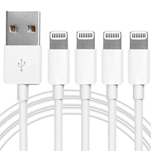 4Pack Original Apple MFi Certified Charger Lightning to USB Charging Cable Cord Compatible iPhone 14/13/12/11 Pro/11/XS MAX/XR/8/7/6s Plus,iPad Pro/Air/Mini,iPod Touch | Amazon (US)