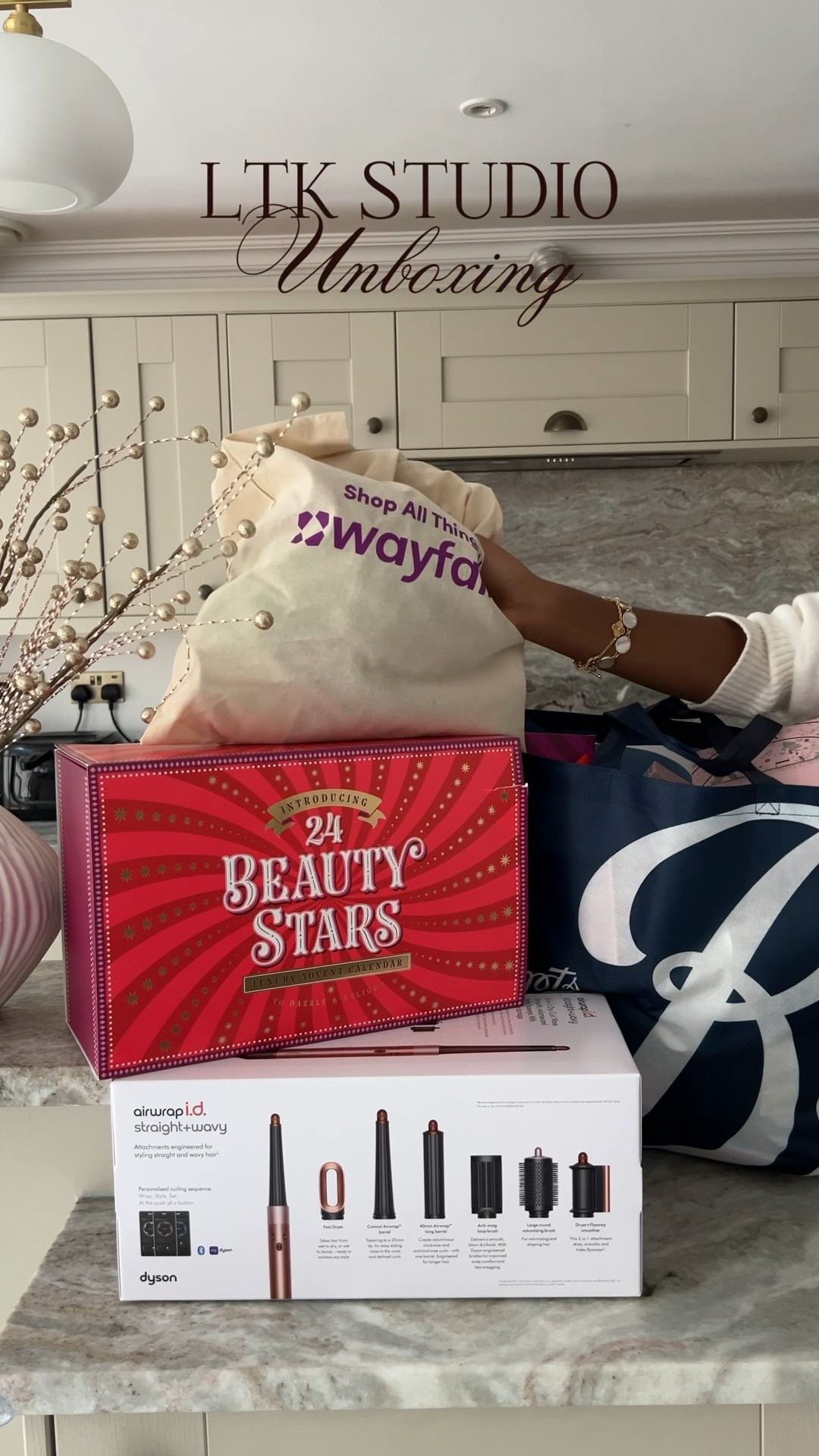 Unboxing the MOST incredible PR gifting from the @LTK Europe 🖤 event! Including @Dyson UK Airwrap, @Boots UK , @mintvelvet @Wayfair UK  Discount code for Dyson: DYSONLTK  | Mintvelvet code: LTKMVSTUDIO #dysonairwrap #adventcalendar #beauty #fragrance #giftsforher 

#LTKbeauty #LTKgiftguide #LTKuk