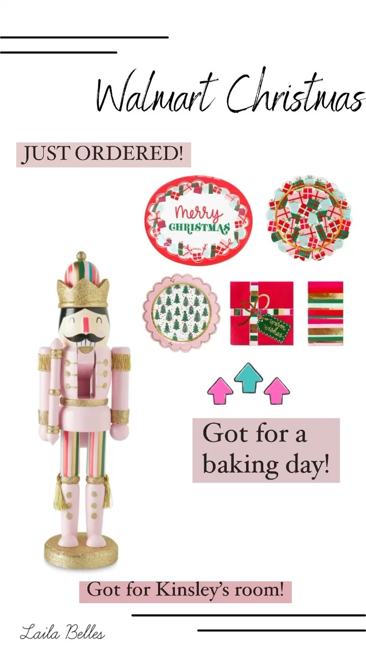 Fun reasonable finds from Walmart! Loving this Nutcracker for $12! And some fun plates and napkins for the season 🌲🎅🏼

#LTKSeasonal #LTKhome #LTKHoliday