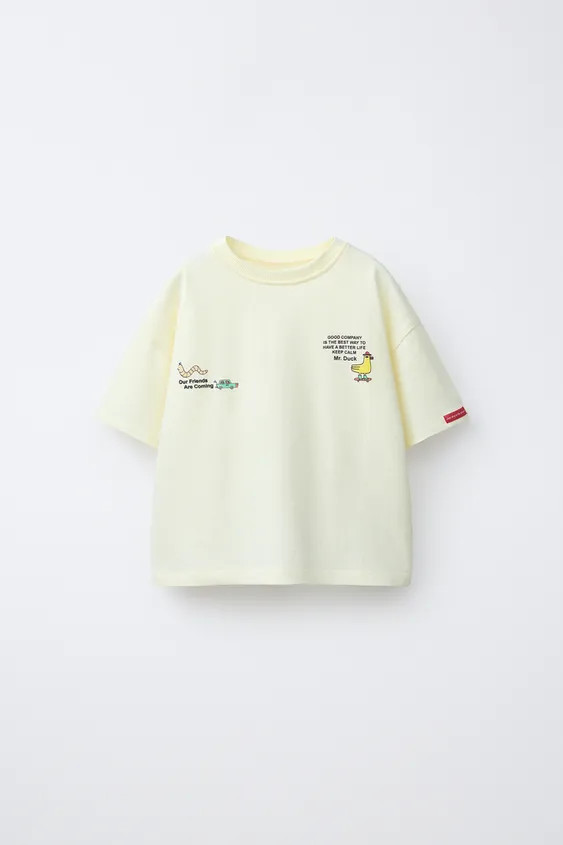 TEXT PRINT T-SHIRT | Zara US