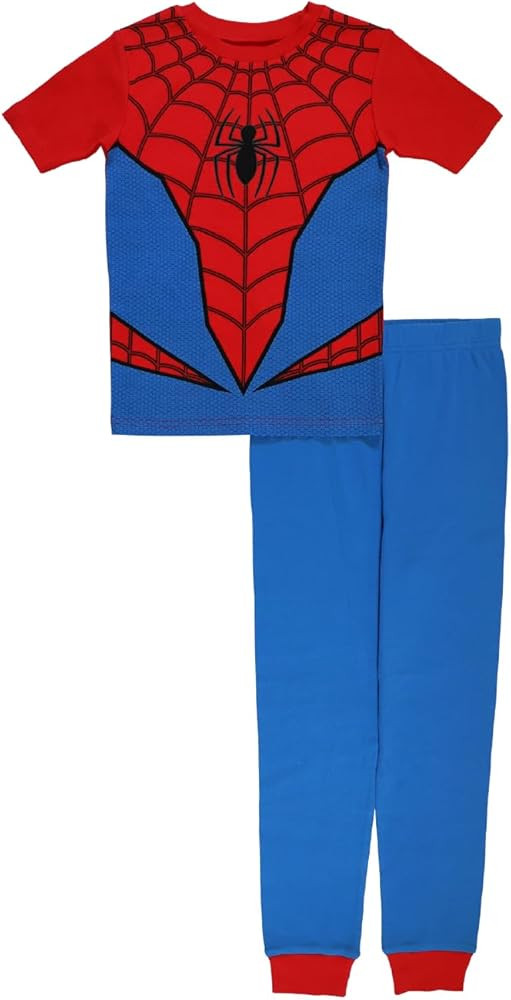 Marvel Boys' 2-piece Snug-fit Cotton Matching Holiday Pajama Set, Soft & Cute for Kids | Amazon (US)