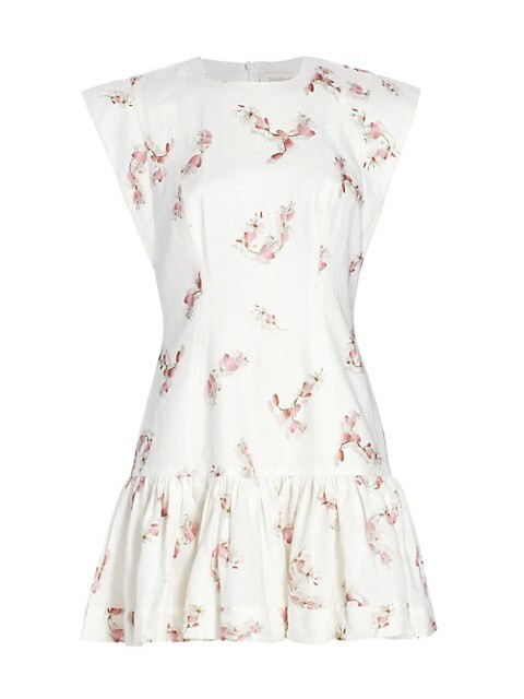 Dancer Linen Minidress | Saks Fifth Avenue