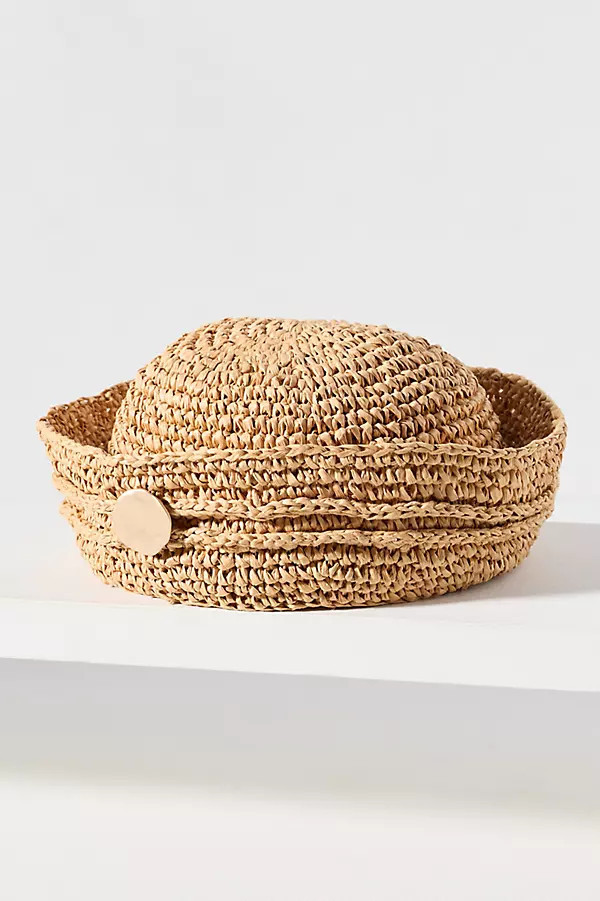 Marcia Raffia Sailor Hat | Anthropologie (US)