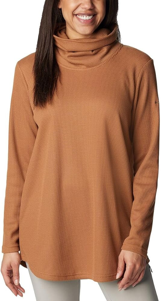 Columbia Women's Holly Hideaway Waffle Cowl Neck Pullover | Amazon (US)
